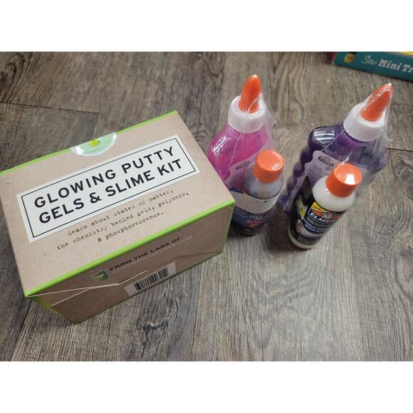 Copernicus Glowing Putty Gels and Slime Kit & Elmers Sparkle All New Lot of 3 - Picture 1 of 6